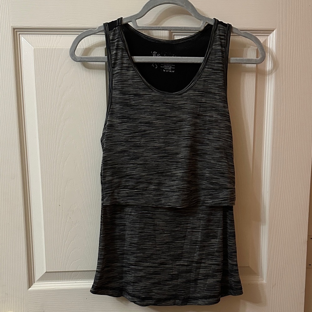 Heather Grey Workout Tank Top